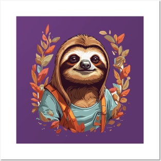 Sloth Lover Design Art Posters and Art